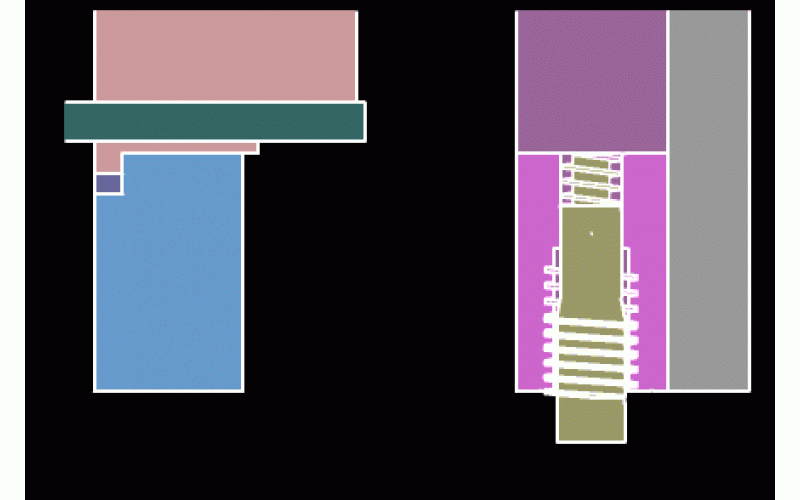 側(cè)面螺紋，馬達脫機構(gòu)-深圳市模具廠整理提供